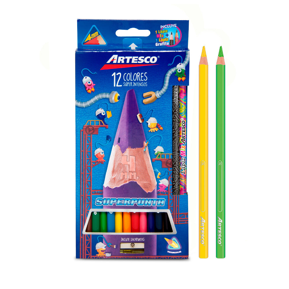 Colores Artesco Triangulares x12