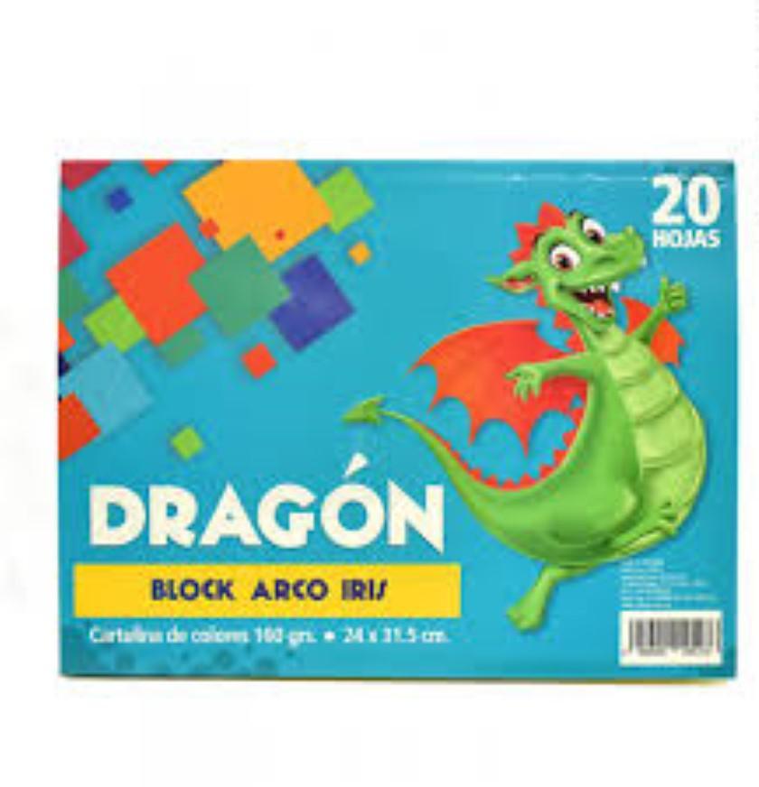 Block de Cartulina Dragon 20 Hojas 150 g 24 x 31.5 cm