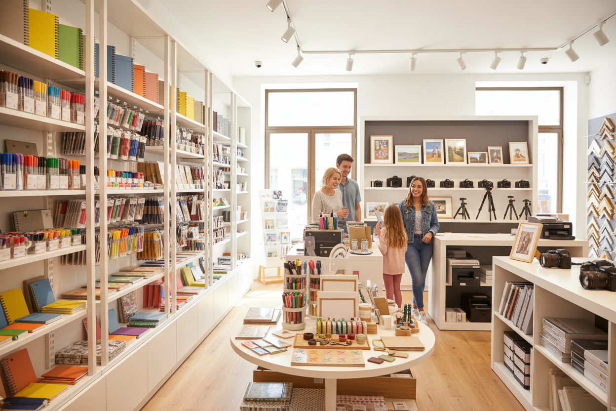 Gnerame una imagen para la pagina de nosotros donde explicamos quienes somos y que ofrecemos en esta bazar libreria