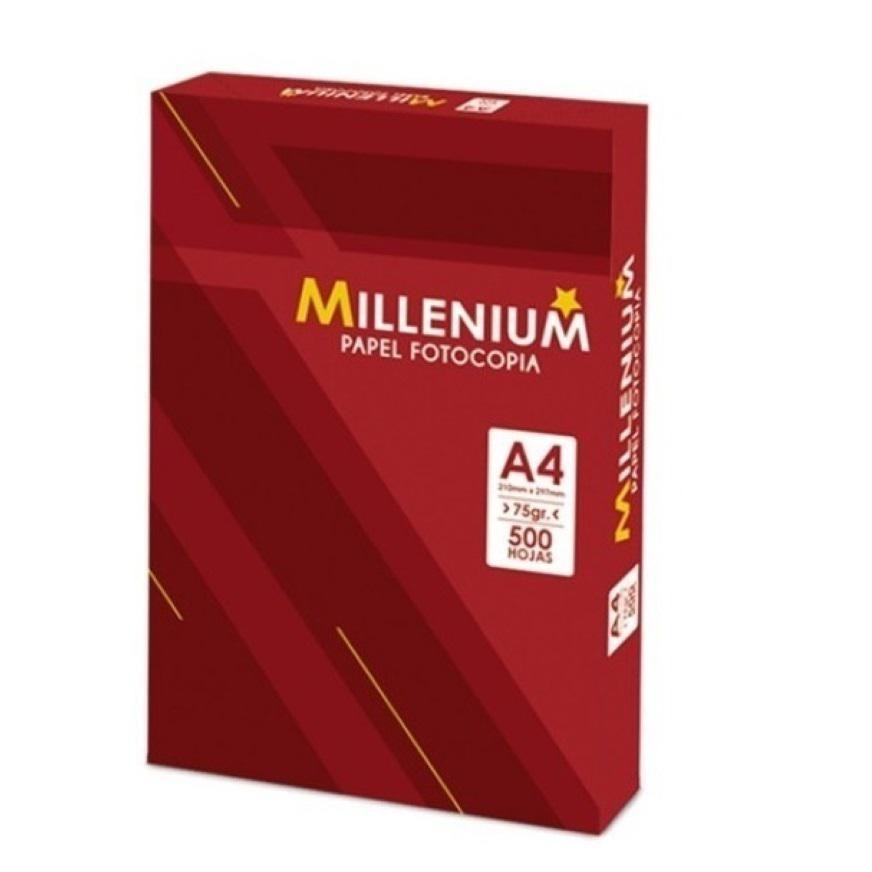 Papel Bond A4 Milenium 75g – Paquete de 500 Hojas