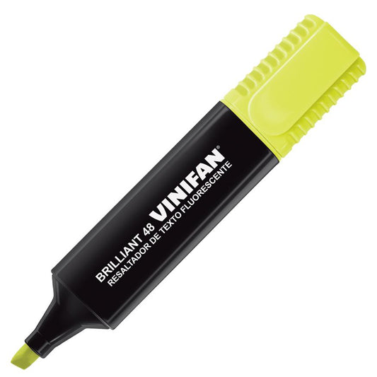 Plumón Resaltador Vinifan Brill ECO E-48 Amarillo